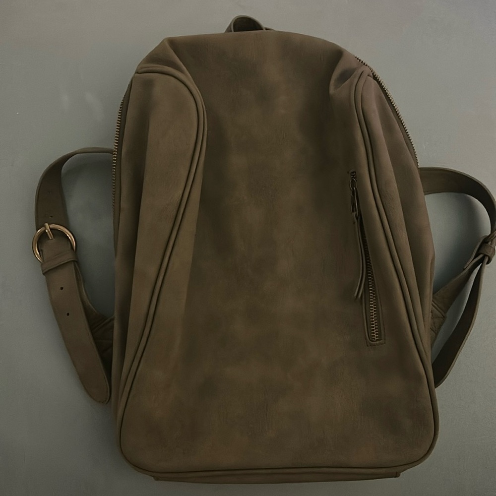 Universal Thread Designer Tan Suede Backpack NWOT
